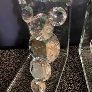 Obsessions Interiors Crystal Diamond bookends!